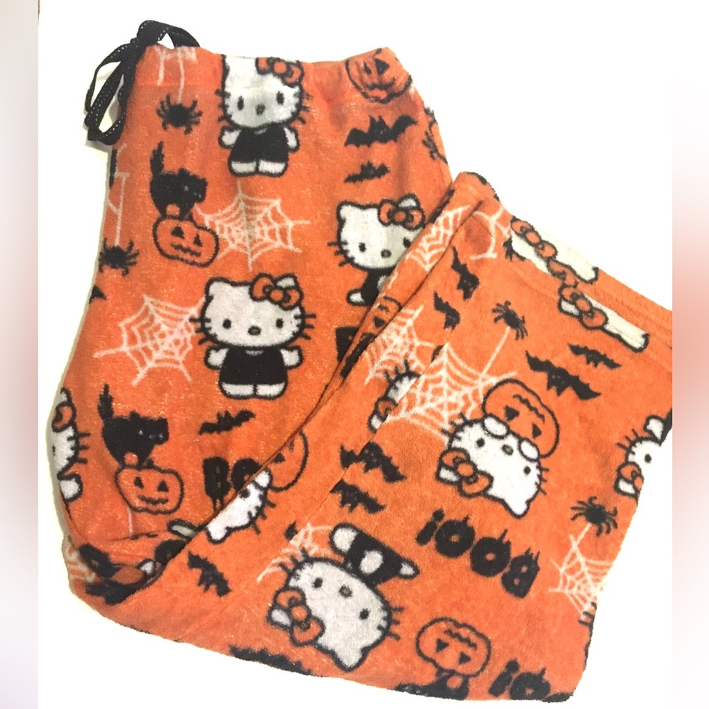 Rare Hello Kitty Halloween Pajama Pants! Size XL